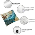 thumbnail image 4 of SHANXI  Pillow Case Sea Theme Throw Pillow Cover Square Cushion Cover for Home Sofa Couch Bedroom Living Room Decorative 12x12in, 4 of 5