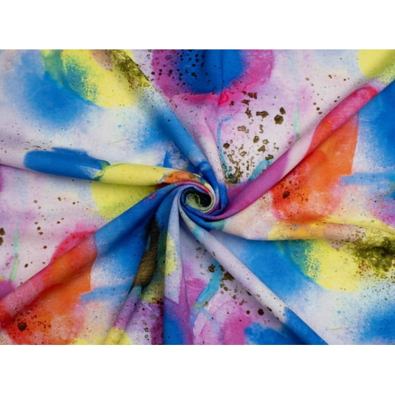 Neon Alley Viscose Challis Fabric Minerva Exclusive - per yard