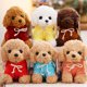 thumbnail image 2 of FELTECHELECTR Peluche de caniche de imitación de 20 cm para niños (color café y ropa al azar), 2 of 7
