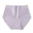 thumbnail image 4 of Wdfiry Women Cotton Panties Plus Size Lace Seamless Underwear Stretch High Waist Full Coverage Comfort Briefs, 4 of 8