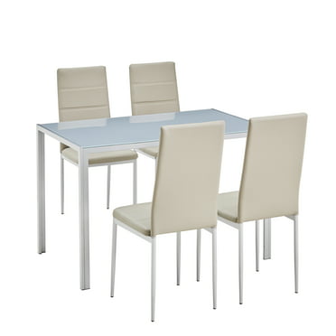 Fitueyes 3 Piece Dining Table Set Of 2, Dining Table And 8 Chairs Argos