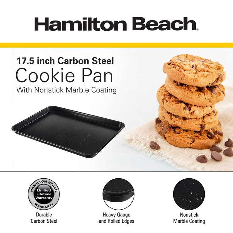 Hamilton Beach Carbon Steel Cookie Pan, Professional Quality