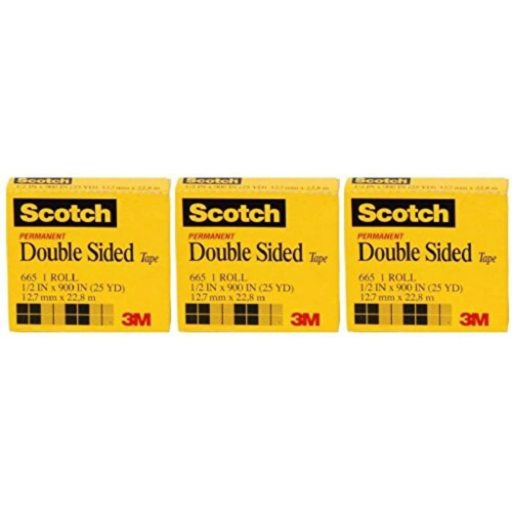 1 2 double sided tape 3m