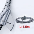 thumbnail image 3 of 1.5M 8Mm Flexible Coiled Cable Organizer Storage Pipe Household Cord Protective, 3 of 4