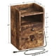 thumbnail image 5 of Buro Mesa De Noche De Madera Rustico Y Estación De Carga Usb, 5 of 7