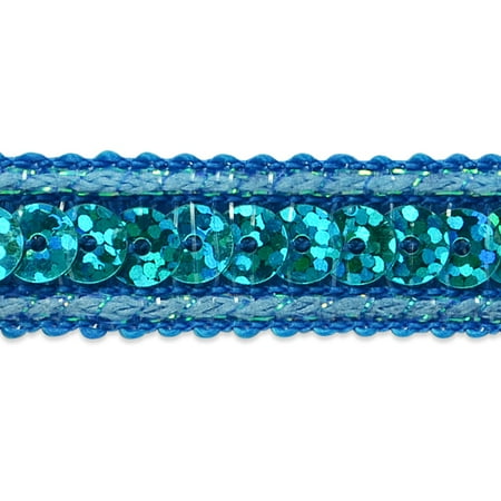 Trim Edge Banding - Expo Int'l Lexi Single Row Starlight Hologram Sequin with Sparkle Edge Trim by the yard