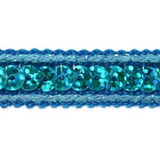 Expo Int'l Lexi Single Row Starlight Hologram Sequin with Sparkle Edge Trim by the yard