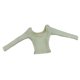 thumbnail image 3 of Figura a escala 1/6, camiseta de manga larga, vestido básico informal de estilo retro para cosplay Blanco, 3 of 9