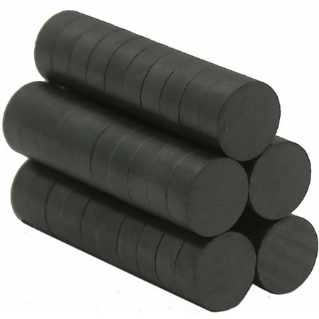 

1 Inch 25mm Round Ceramic Magnets Bulk 144 Pieces Super Strong for Crafts 1/8 inch thickness