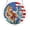 #477-A, variant on Cheapark Patriotic Acrylic Puzzle Suncatcher Window Decor 7.4Inch Red White Blue Element for Window Garden Yard Porch Independence Day Summer Festival Courtyard Home Ornament Gift