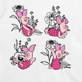 thumbnail image 3 of Winnie the Pooh - Piglet Flowers Cropped Graphic T-Shirt, 3 of 5