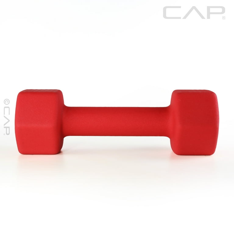 Cap Solid Neoprene Dumbbell, Single, 2-lb