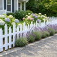 thumbnail image 4 of 2cps White Plastic Garden Fence Picket Fence Edgings For Lawns Flowerbeds Plants Borders Decorative Yard, 4 of 6