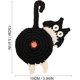 thumbnail image 4 of Posavasos de ganchillo con forma de trasero de gato, divertido posavasos de ganchillo con forma de trasero de gato, posavasos de ganchillo hecho a mano con forma de trasero de gato, posavasos absorben, 4 of 5