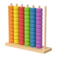 thumbnail image 4 of BELOVING Children Educational Wooden Stacking Beads Color Matching Toy Counting Block Set L, 4 of 10