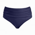thumbnail image 5 of Ccpelsie Women's Swim Shorts High Waisted Bikini Bottom Full Coverage Swim Bottoms Tummy Control Soft Quick Dry Summer(A01-Dark Blue,S), 5 of 6