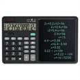 thumbnail image 1 of Calculadora de Escritorio con Lápiz Óptico de 12 Dígitos, Calculadora Científica, Bloc de Notas Borrable, Color Negro., 1 of 7