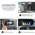 thumbnail image 6 of Road Top Wireless Carplay Compatible with Apple Carplay & Android Auto, Compatible with Mercedes Benz A/B/C/E/CLA/GLA/GLK/ML/SLK with NTG4.5 System, Support Bluetooth, Mirroring, Camera, 6 of 8
