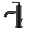 thumbnail image 2 of Ramus™ Single Handle Bathroom Sink Faucet with Lift Rod Drain in Matte Black (2-Pack), 2 of 12