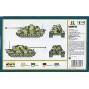 King Tiger Tank 1/72 Italeri Multi-Colored