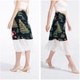 thumbnail image 4 of Christmas Tree Chiffon Beach Dresses for Women, Summer Strappy Polyester Beach Dress, 4 of 6