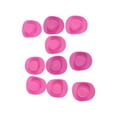 thumbnail image 2 of 10 piezas Mini sombreros de vaquero occidentales Sombrero de vaquero en miniatura 1/6 Juego de simulación 12 pulgadas Rosa, 2 of 9