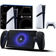 PlayStation 5 Pro Console with PlayStation Portal Remote Player - Midnight Black