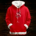 thumbnail image 4 of TrendOFT Christmas Hoodies for Women Merry Christmas Tree Sweatshirts Cute Xmas Snowman Santa Claus Sweater Holiday Pullover Red XXXXXL, 4 of 6