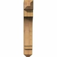 thumbnail image 3 of Ekena Millwork 5 1/2"W x 24"D x 36"H Imperial Craftsman Smooth Bracket, Western Red Cedar, 3 of 13