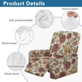 thumbnail image 5 of HELLHERO Rose Print 1 Cushion Reclining Sofa Cover Lazy Boy Breathable Cover for Recliner Chair with Foot Rest Couch Covers with Side Pockets, 5 of 8