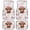 Highland Cow Floral Pink, variant on Renewold Rubber Car Floor Mats Auto Carpet Non-slip Rubber Car Rugs Full Set Universal Fit for Most Vehicles Auto Interior Decor, Set of 4, Highland Cow Flower Pink