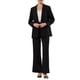 thumbnail image 2 of Blazers de una botonera INSPIRE CHIC para mujeres, chaquetas de traje de oficina de manga larga, tendencia 2025, XL, negras, 2 of 5