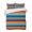 Multi, variant on Quilts Twin Size, Colorful Striped Soft Comforter Bedding Set for Bed, Boho Rainbow Abstract Stripes Lines Lightweight Quilted Bedspread with Pillow Cover(2 Pieces) for All Season, 68x86 Inch