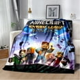 thumbnail image 3 of Soft and Warm M-Minecraft Blanket Featuring My World Sandbox Game Characters 3D Print Fleece Throw Blanket, 3 of 9