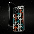 thumbnail image 6 of DistinctInk Clear Hybrid Case for Apple iPhone 14 Pro Max (6.7" Screen) - Brightly Colored Christian Cross Pattern - Shockproof Protection, 6 of 8