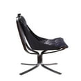thumbnail image 2 of ACME Carney Button Tufted Top Grain Leather Upholstery Accent Chair in Coffee, 2 of 8
