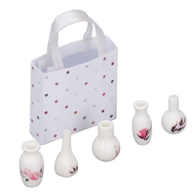 Jarrón De Juguete, Juego De Simulación, Jarrón Decorativo En Miniatura Con Efecto De Escena De Vida Libre De Rebabas Realistas Para Casa De Muñecas 1/12 OTVIAP Vase Toy