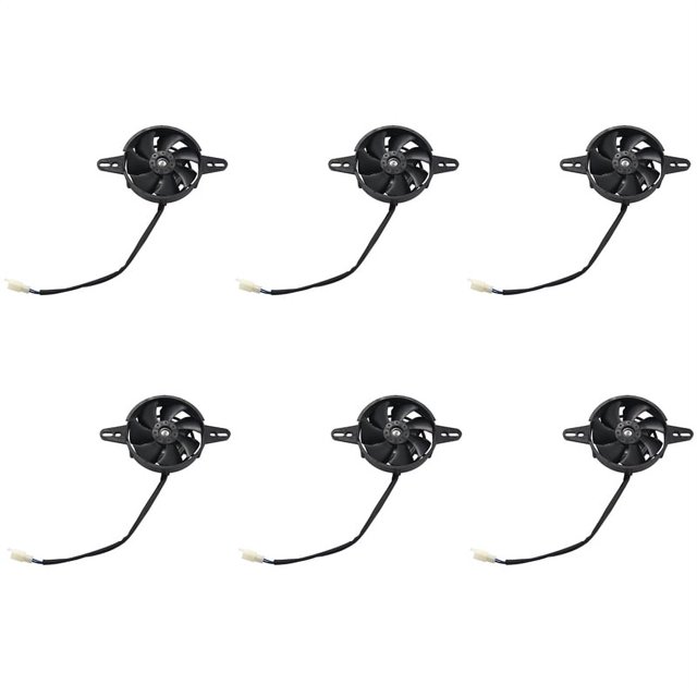 6X Water Cooler New Electric Radiator Cooling Fan for Chinese Atv Quad Go Kart Motorcycle 150Cc