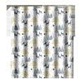 thumbnail image 1 of Juego de cortinas de ducha con diseño de ciervos, tema de baño con cortina de ducha y 12 ganchos, 72 x 72 pulgadas, 1 of 5