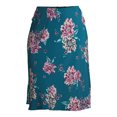 thumbnail image 6 of Terra & Sky Women's Plus Size Floral Slip Skirt, 6 of 6