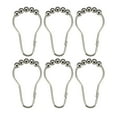 thumbnail image 5 of Uxcell Shower Curtain Ring Hooks, Metal for Shower Rods Curtains Liners 6Pack, 5 of 7