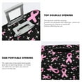 thumbnail image 5 of Daiia Breast Cancer Awareness (2) Luggage Cover, Thickened Washable Travel Luggage Covers, Elastic Unique Baggage Covers for 18-20 inch Luggage-Large, 5 of 9