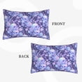 thumbnail image 2 of Pofeuu flower crystal Skull Print Polyester Microfiber Plush Pillowcases, Super Soft and Cozy Pillow Case Covers with Envelop Closure（Pillow core not included）-16"x24", 2 of 6