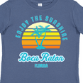 thumbnail image 4 of Inktastic Summer Enjoy the Sunshine Boca Raton Florida in Blue Boys or Girls Toddler T-Shirt, 4 of 5