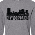 thumbnail image 4 of Inktastic New Orleans Skyline Grunge Long Sleeve T-Shirt, 4 of 5