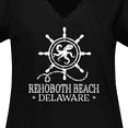 thumbnail image 4 of Inktastic Rehoboth Beach Delaware Nautical Women's Plus Size V-Neck T-Shirt, 4 of 5
