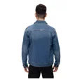 thumbnail image 4 of Chamarra De Mezclilla Hombre Stretch Azul/negra Fashionspark, 4 of 5