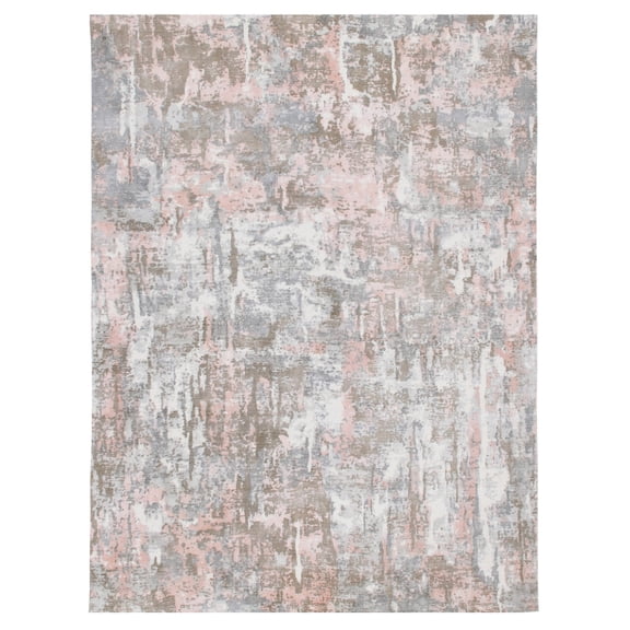 Ox Bay Hand Loomed Modern Abstract Desert Area Rug, Gray / Brown, 2' x 3'