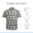 thumbnail image 7 of High Quality Hawaiian Shirts for Men Short Sleeve Aloha Beach Shirt Floral Summer Casual Button Down Shirts Blouses RUCCEP, 7 of 7