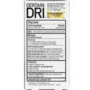 CERTAIN DRI Prescription Strength Clinical Antiperspirant Roll-On 1.20 oz (Pack of 4)